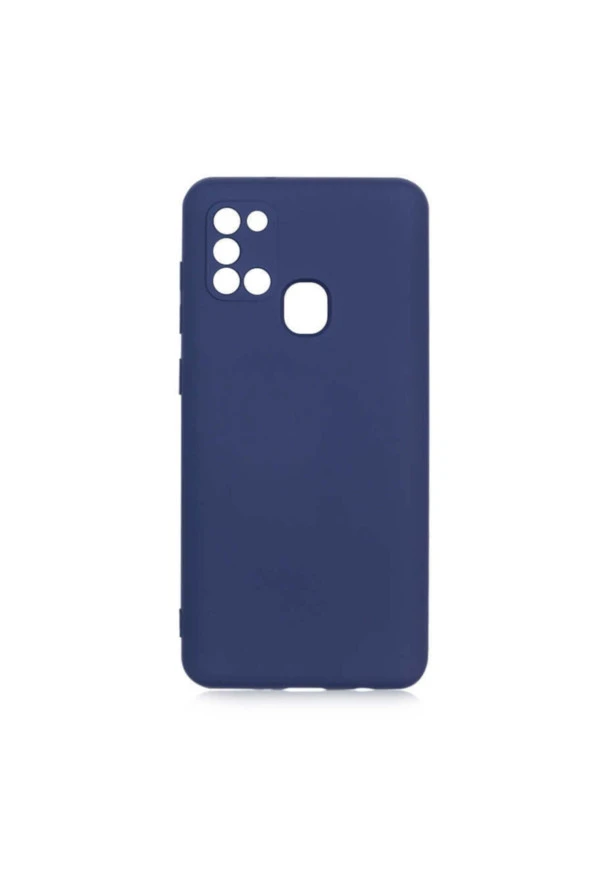 Galaxy A21s Kılıf Delux Silkytermoplastik Kılıf Lacivert ürün görseli 1