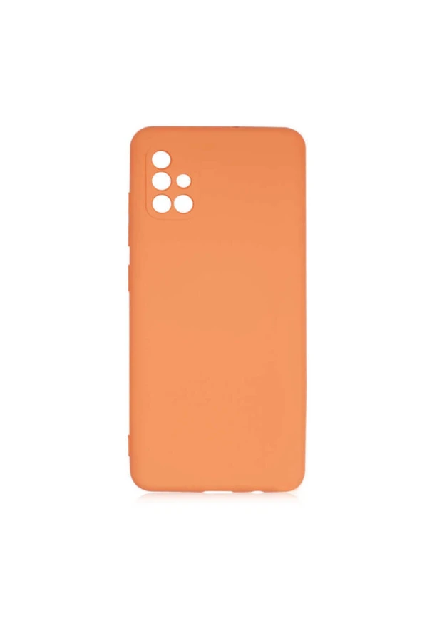 Galaxy A51 Kılıf Delux Silkytermoplastik Kılıf Turuncu ürün görseli