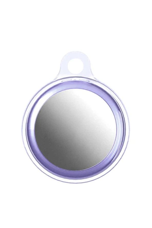 Anahtarlıklı Koruyucu Opacity Şeffaf Slikon Kılıf Lila ürün görseli