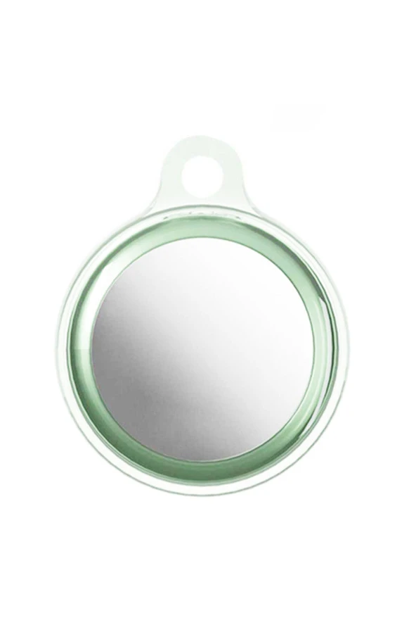 Anahtarlıklı Koruyucu Opacity Şeffaf Slikon Kılıf Yeşil