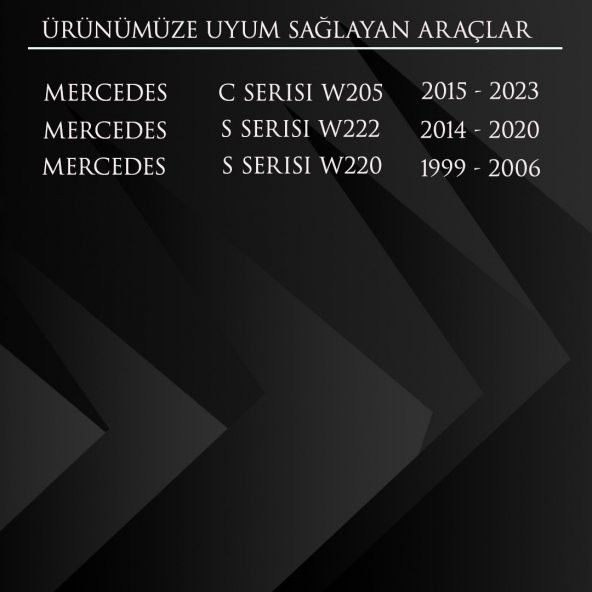 Mercedes C Class W205, S Class W220-W222 için Bagaj Kilit Açma Düğme Kapaği - 2