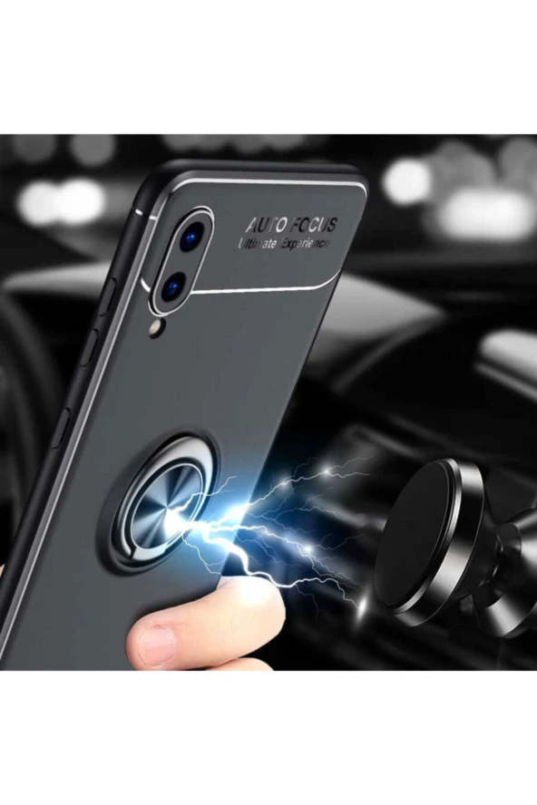 Galaxy A02 Novel Silikon Kılıf Siyah-kırmızı - Resim 3