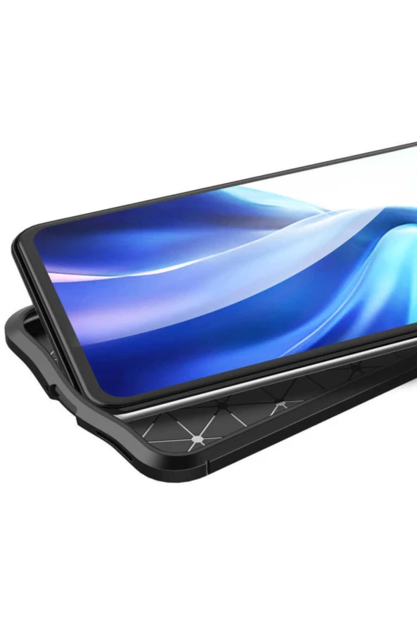 Xiaomi Mi 11 Lite Uyumlu Kılıf Niss Silikon Deri Görünümlü Lacivert - Resim 2