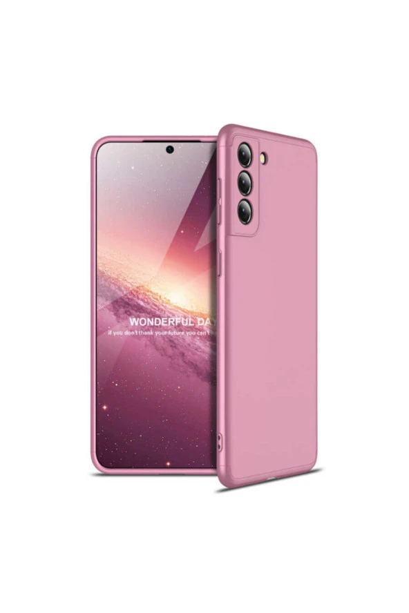 Galaxy S21 Ultra Kılıf Soft Hard Koruma Ays Rosegold