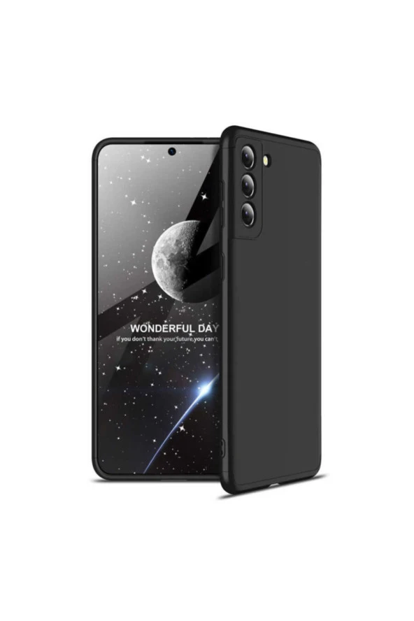 Galaxy S21 Ultra Kılıf Soft Hard Koruma Ays Siyah ürün görseli