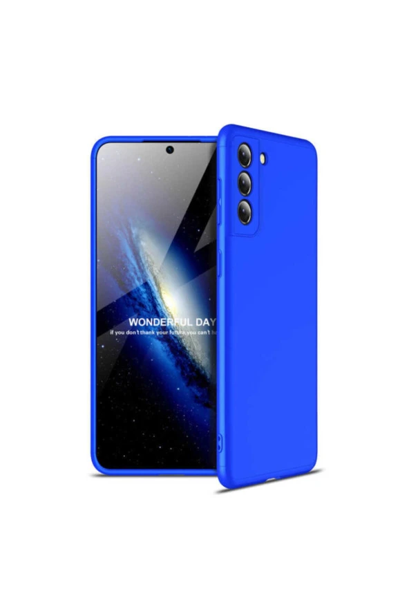 Galaxy S21 Ultra Kılıf Soft Hard Koruma Ays Mavi ürün görseli 1