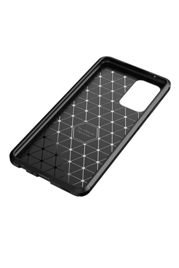 Galaxy A52 Kılıf Karbon Delüx Tpu Silikon Kahverengi - Resim 2