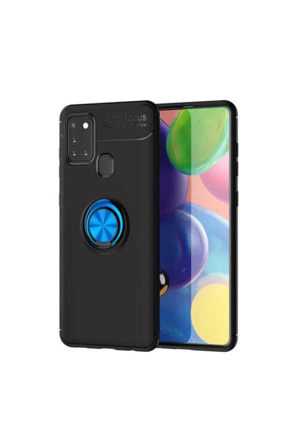 Galaxy A32 5g Novel Silikon Kılıf Siyah-mavi ürün görseli