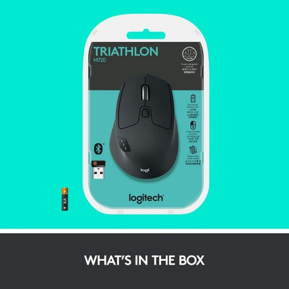 Logitech M720 Triathlon Kablosuz Mouse 910-004791 - 9