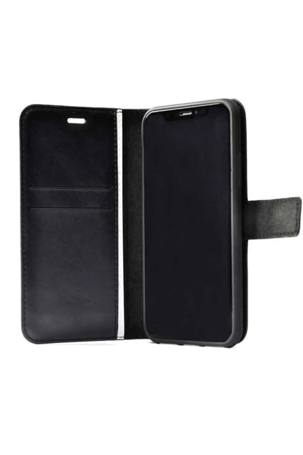 Galaxy A02s Standlı Para Gözlü Delux Cüzdan Kırmızı - Resim 2