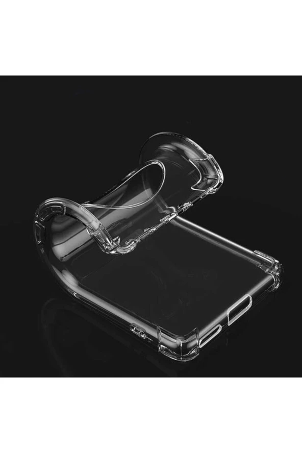 Mate 40 Pro Uyumlu Kılıf Clear Anti-shock Sert Arka Kapak Şeffaf - Resim 2