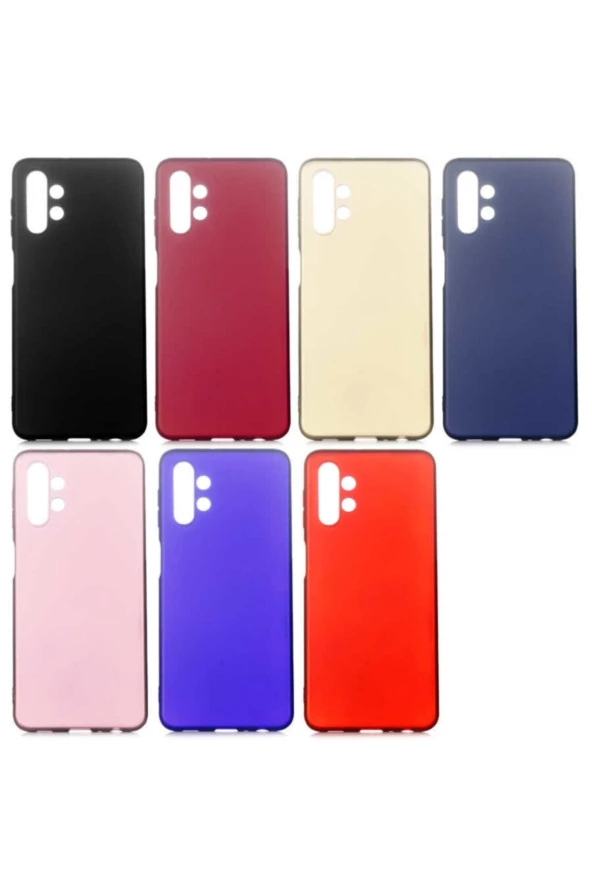 Galaxy A32 5g Uyumlu Saks Mavi Premier Silikon Arka Kapak - Resim 3