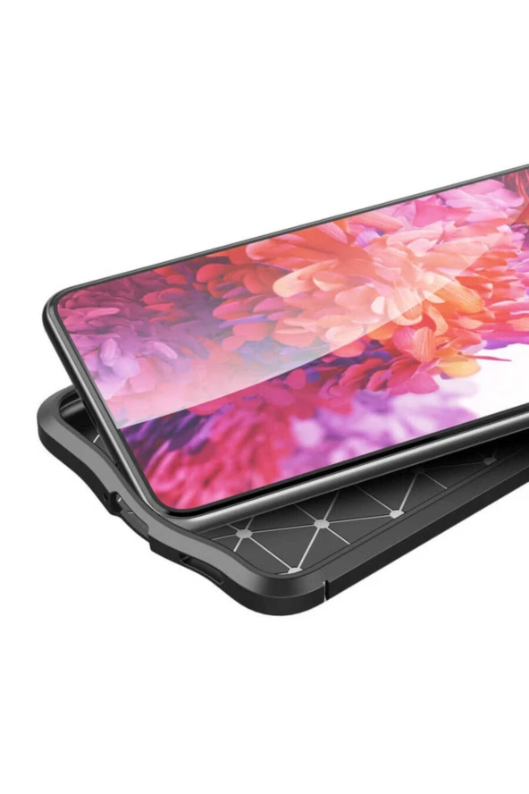 Galaxy S21 Kılıf Niss Silikon Deri Görünümlü Lacivert - Resim 3