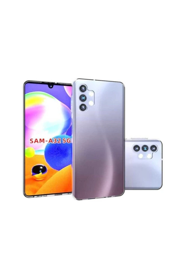 Galaxy A32 5g Kılıf Süper Silikon Kapak Şeffaf - Resim 2