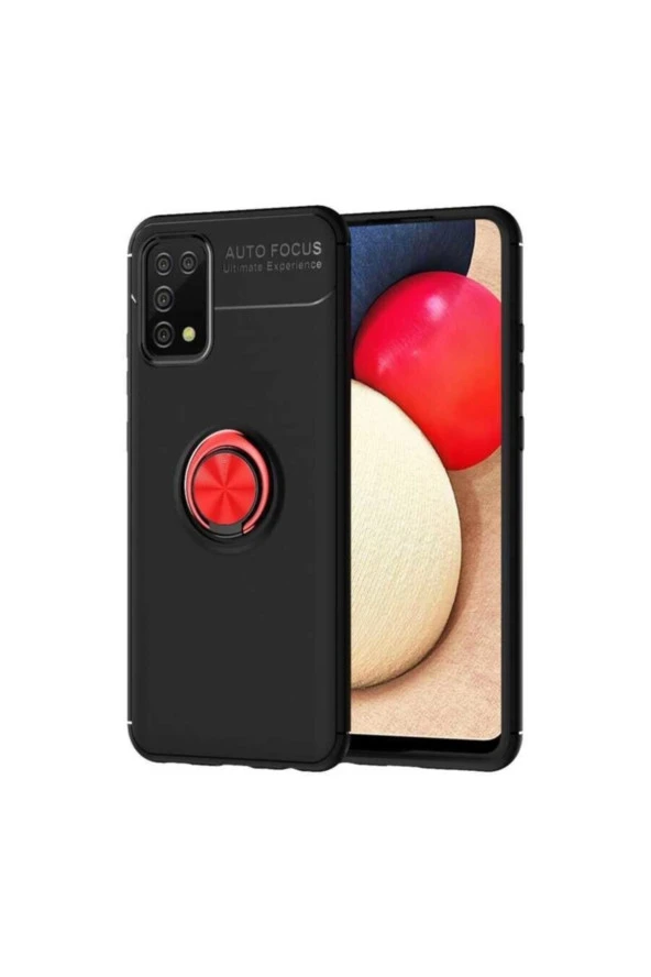 Galaxy A02s Novel Silikon Kılıf Siyah-kırmızı ürün görseli 1