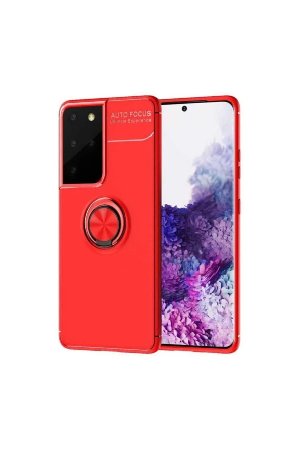 Galaxy S21 Ultra Novel Silikon Kılıf Kırmızı ürün görseli
