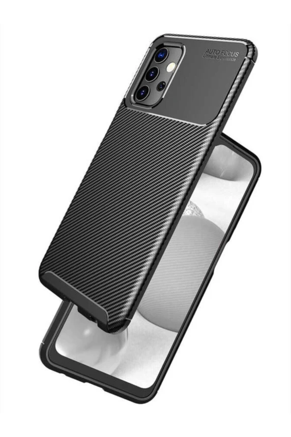 Galaxy A02s Kılıf Karbon Delüx Tpu Silikon Siyah - Resim 2