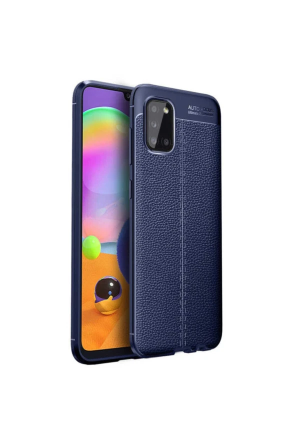 Galaxy A02s Uyumlu Lacivert Silikon Kılıf ürün görseli