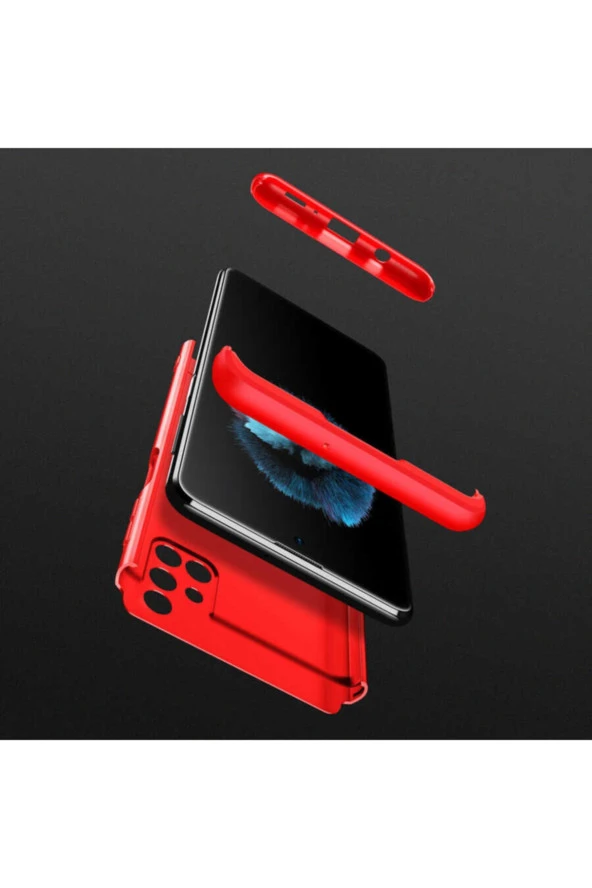 Galaxy M31s Kılıf Soft Hard Koruma Ays Kırmızı - Resim 2