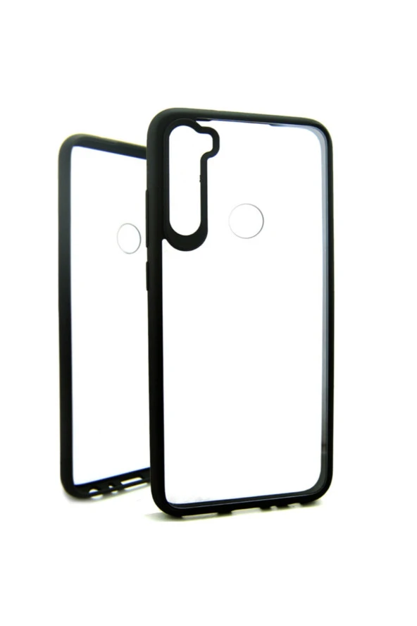 Xioami Redmi Note 8 Kılıf Clear Anti-shock Sert Arka Kapak Şeffaf