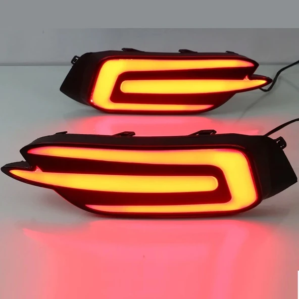 Honda Civic fc5 E Dizayn arka sis lambası Ledli A+ Ürün - 4