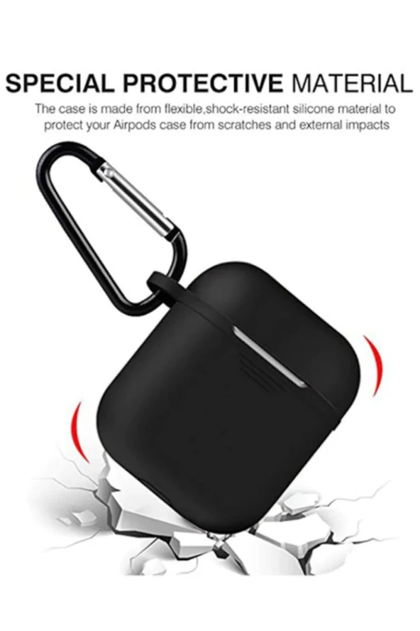 Kılıf Kancalı Silikon Koruma, Şık Ve Ergonomik Tasarım Sarı - Resim 2