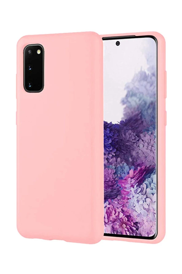 Galaxy S20 Ultra Kılıf Delux Silky Termoplastik Desite Toz Pembe ürün görseli