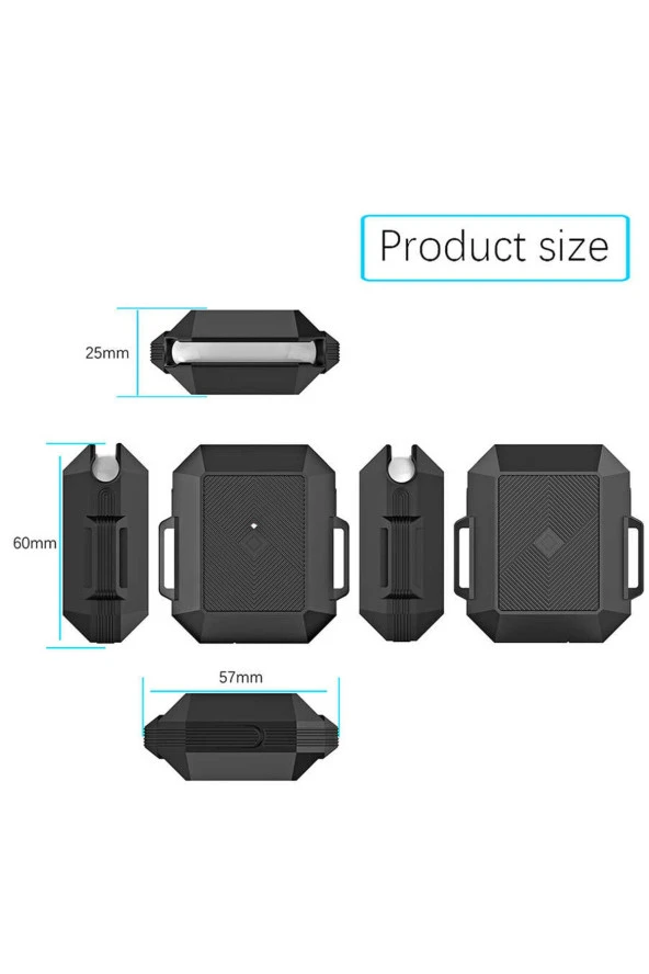 Apple   Kılıf Heawy Armor Silikon Lacivert - Resim 2