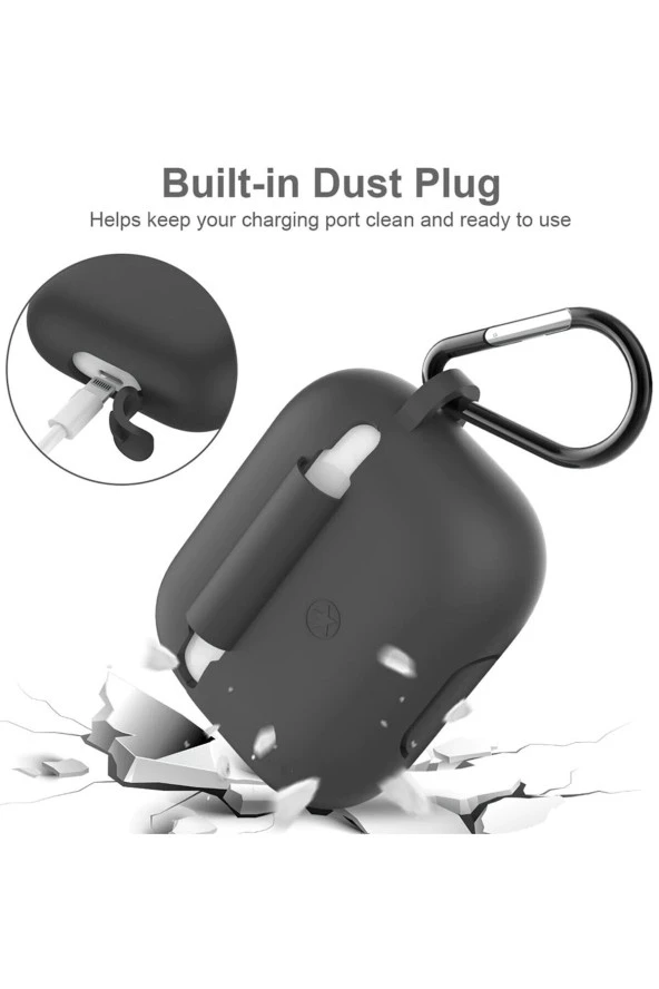 Pro Kılıf Mat Darbe Emici Profesyonel Termoplastik Kancalı Siyah - Resim 4