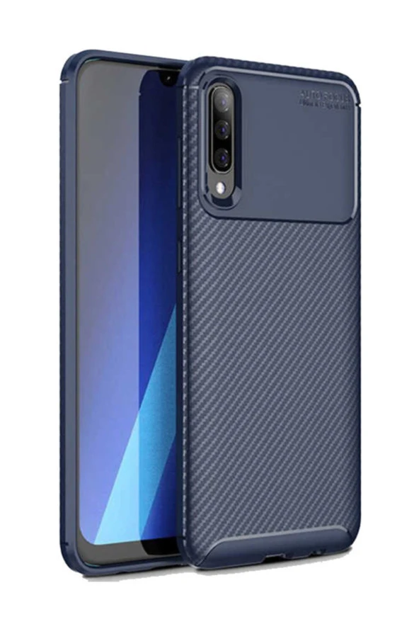 Honor 20 Kılıf Karbon Delüx Tpu Silikon Lacivert
