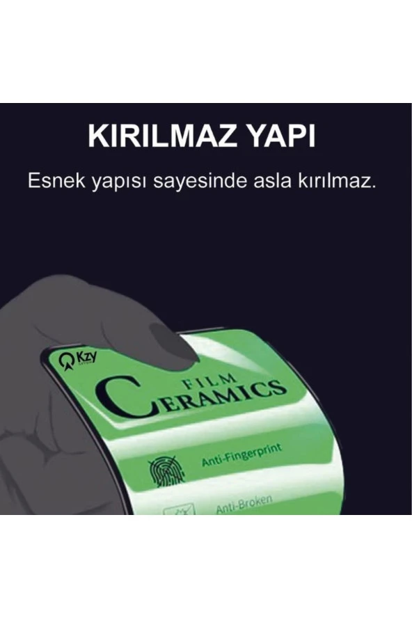 Samsung Galaxy S23 Plus Uyumlu Çizilmeye Karşı Dirençli Seramic Siyah 9d Ekran Koruyucu - Resim 3