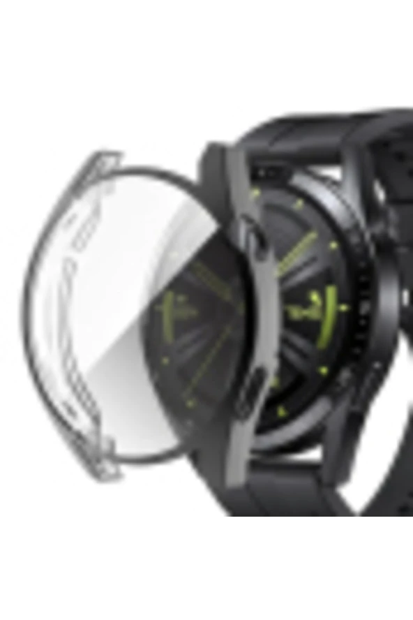 Huawei Watch Buds Ile Uyumlu Aurora Ekran Koruma Hafif Ve Kompakt Ekran Koruyucu Silikon Şeffaf - Resim 2