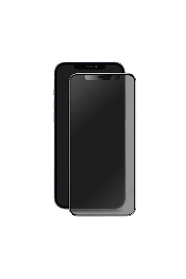 Iphone 11 Pro Max Ile Uyumlu Hayalet Ekran Koruyucu Z-davin Privacy Seramik Ekran Filmi Siyah