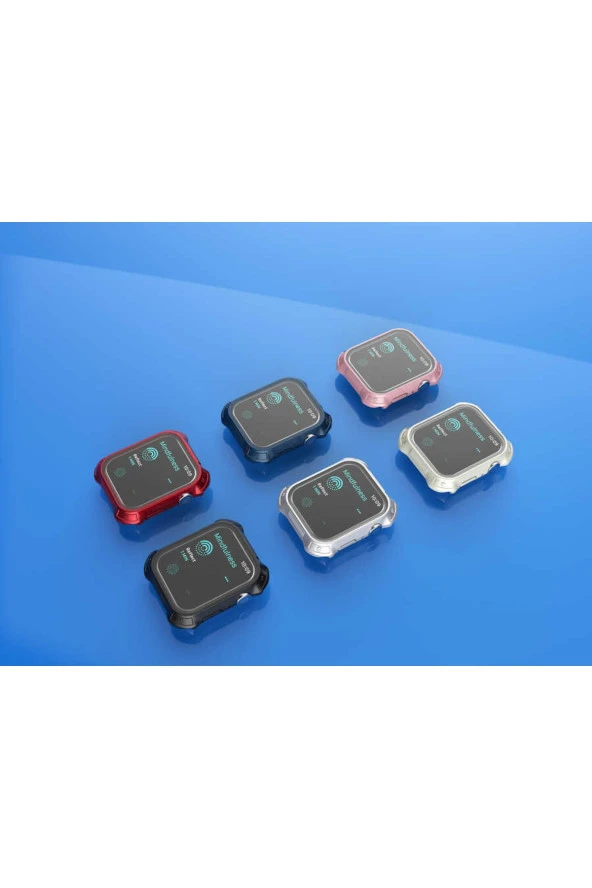 Watch 7 Ile Uyumlu 45mm Için Tank Zırh Kasa Ve Ekran Koruyucu Talisman Watch Gard Siyah - Resim 2