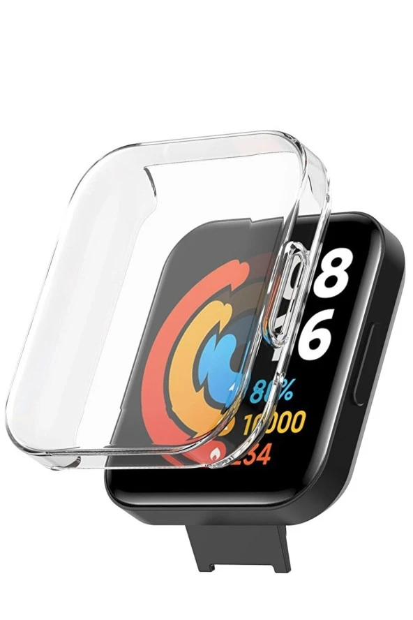 Xiaomi Redmi Watch 2 Lite Ile Uyumlu 360 Ön Ve Arka Tam Kapatan Moiety Akıllı Saat Ekran Koruması ürün görseli
