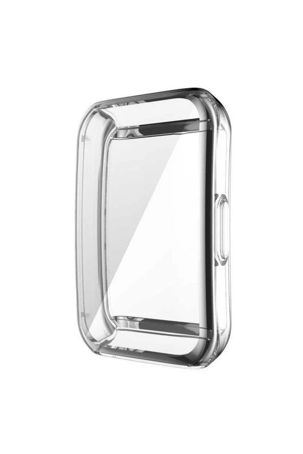 Huawei Band 7 Ile Uyumlu Tpu Çerçeveli Tam Kapatan Ekran Koruyucu Çerçeve Kılıf Şeffaf - Resim 2