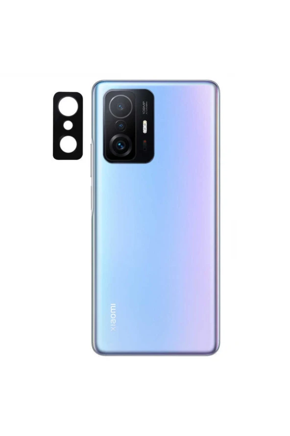 Xiaomi Mi 11t 5g Ile Uyumlu 3d Toz Ve Kirden Koruyan Curve Kamera Camı Siyah