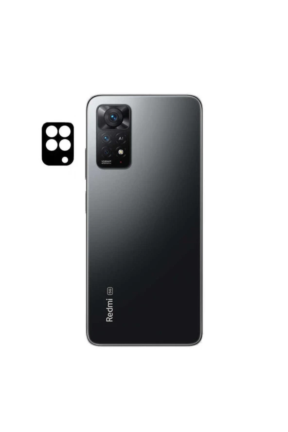 Redmi Note 11 Pro 5g Ile Uyumlu 3d Toz Ve Kirden Koruyan Curve Kamera Camı Siyah ürün görseli