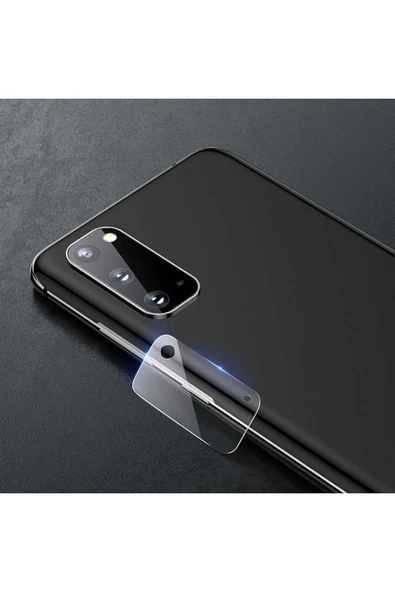 Galaxy M52 Ile Uyumlu Kamera Lens Koruyucu Temperli Cam Şeffaf - Resim 6