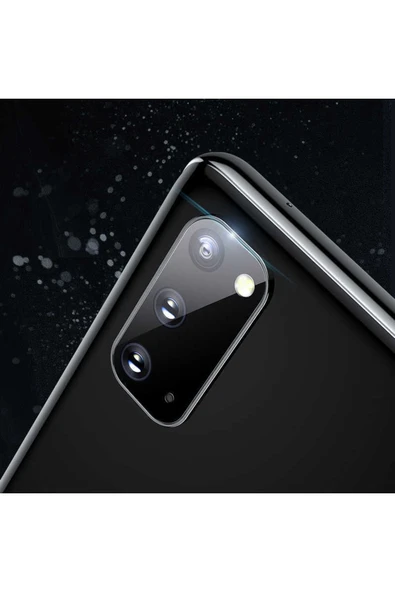 Galaxy M52 Ile Uyumlu Kamera Lens Koruyucu Temperli Cam Şeffaf - Resim 2