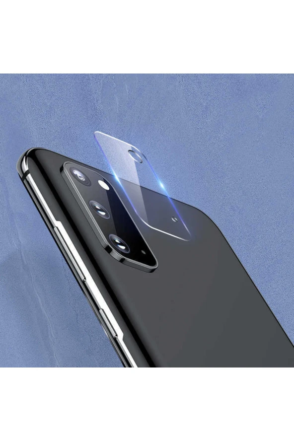 Galaxy M52 Ile Uyumlu Kamera Lens Koruyucu Temperli Cam Şeffaf - Resim 5