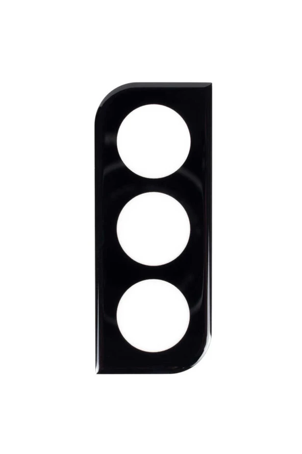 Galaxy S22 Plus Ile Uyumlu Kamera Lens Koruyucu 3d Kavisli Cam Siyah - Resim 2