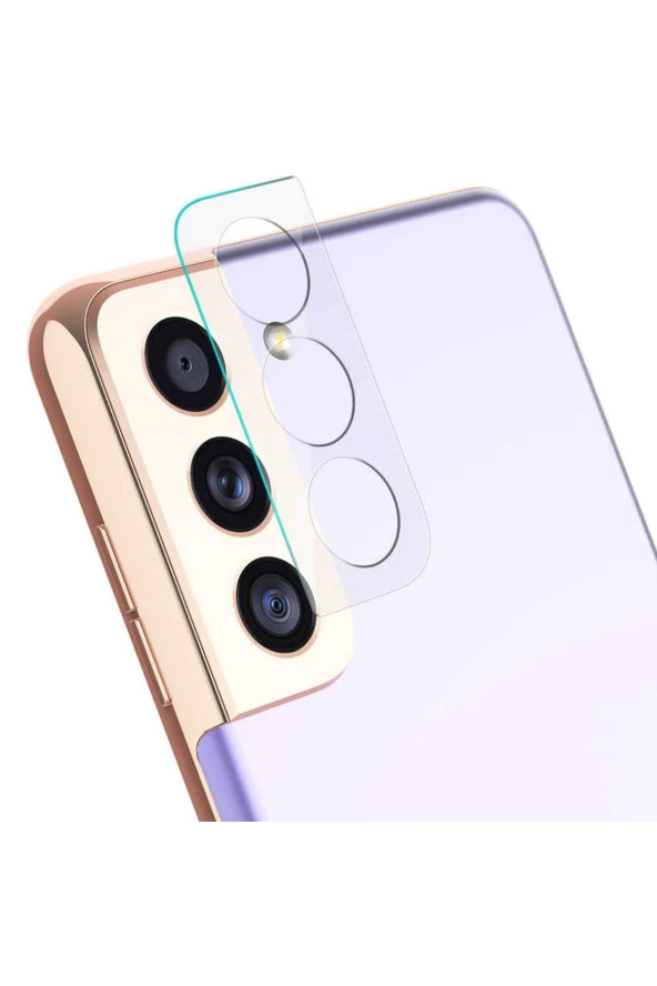Galaxy S22 Plus İle Uyumlu Kamera Lens Koruyucu Temperli Cam Şeffaf ürün görseli