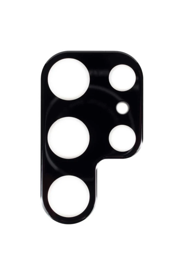 Galaxy S22 Ultra Ile Uyumlu Kamera Lens Koruyucu 3d Kavisli Cam Siyah - Resim 2