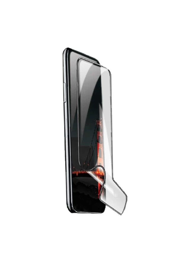 Galaxy A32 5g Uyumlu Siyah Fiber Nano Ekran Koruyucu Film - Resim 2