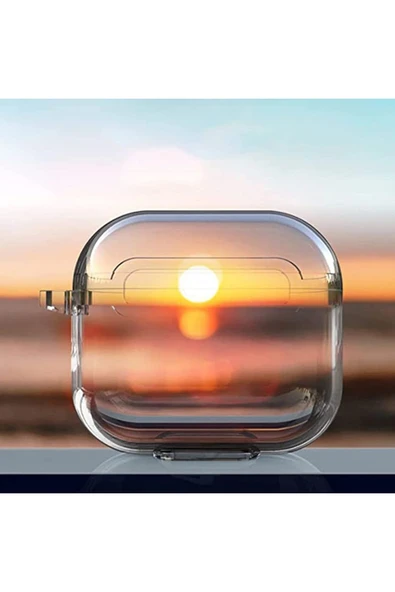 Xiaomi Redmi Buds 3 Lite Ile Uyumlu Şeffaf Silikon Kılıf Tam Koruma Kancalı Anahtarlık Silikon Kılıf - 5