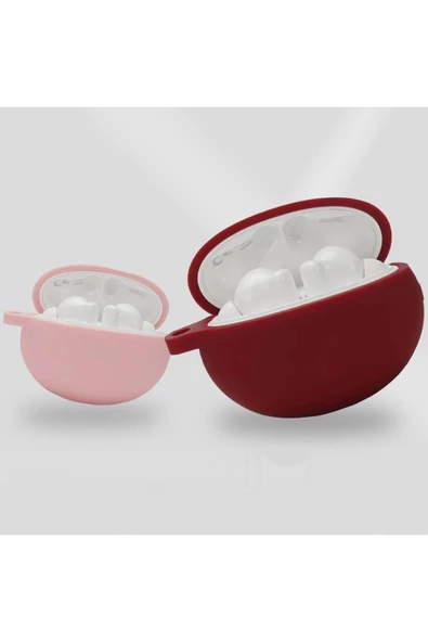 Huawei Freebuds 5i Ile Uyumlu Kılıf Solid Color Smooth Matte Tpu Kırmızı - 5