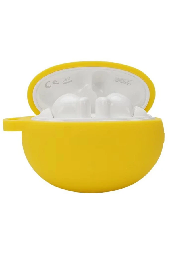 Huawei Freebuds 5i Ile Uyumlu Kılıf Solid Color Smooth Matte Tpu Sarı ürün görseli