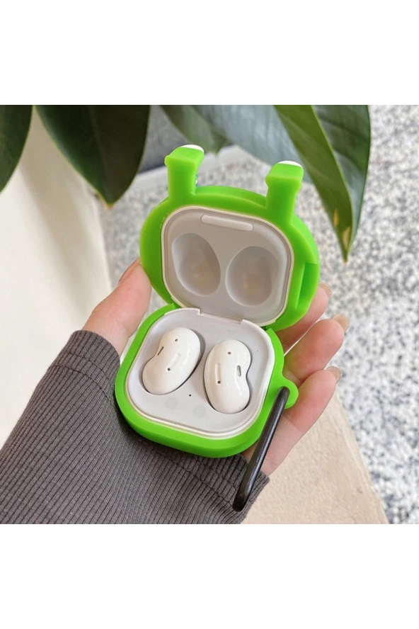 Samsung Galaxy Buds Pro 2 Ile Uyumlu Karakter Görünümlü Cartoon Kılıf Tomato - 3
