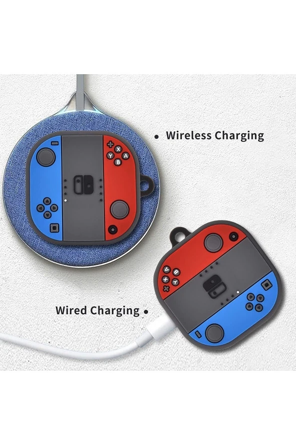 Samsung Galaxy Buds Live Ile Uyumlu Karakter Görünümlü Cartoon Kılıf Nint-endo - 2